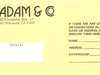 ADAM AND COMPANY EPHEMERA  Gays Photos