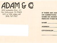 ADAM AND COMPANY EPHEMERA  Gays Photos
