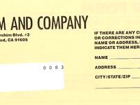 ADAM AND COMPANY EPHEMERA  Gays Photos