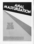 ANAL MASTURBATION Vol 2 Nr 4 1985  Gays Photos