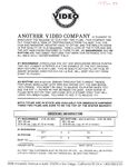 ANOTHER VIDEO COMPANY EPHEMERA  Gays Photos