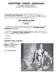 ANOTHER VIDEO COMPANY EPHEMERA  Gays Photos