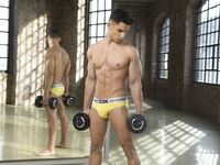Antonio Valentini Gym - DiamondPicturesMen - Masturbation