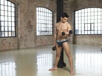 Antonio Valentini Gym - DiamondPicturesMen - Masturbation