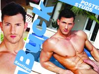 Buck Santiago Newsp - DiamondPicturesMen - Cumshots