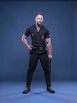 Denton Baxter Police - DiamondPicturesMen - Posing