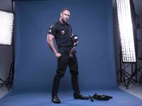 Denton Baxter Police - DiamondPicturesMen - Posing