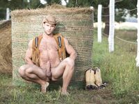 Denton Baxter Western Hard - DiamondPicturesMen - Masturbation