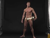 Justin Lewis Gold - DiamondPicturesMen - Masturbation