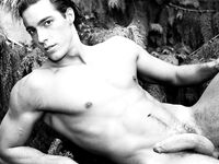Lucio Maverick Bandw - DiamondPicturesMen - Hairy
