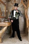 Lucio Maverick Tuxedo - DiamondPicturesMen - Hairy