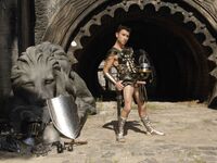 Santino Mckenna Sword - DiamondPicturesMen - Posing