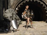 Santino Mckenna Sword - DiamondPicturesMen - Posing