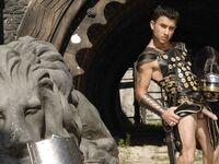 Santino Mckenna Sword - DiamondPicturesMen - Posing