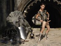 Santino Mckenna Sword - DiamondPicturesMen - Posing