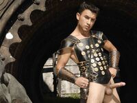 Santino Mckenna Sword - DiamondPicturesMen - Posing