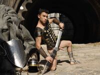 Santino Mckenna Sword - DiamondPicturesMen - Posing