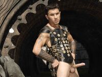 Santino Mckenna Sword - DiamondPicturesMen - Posing