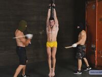 Bully Guy Vitaliy - Part I - RusCapturedBoys - Waxing