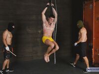 Bully Guy Vitaliy - Part I - RusCapturedBoys - Waxing