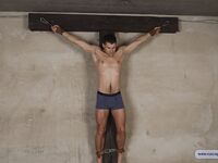 Crucifixion Of Slave Zhenya - RusCapturedBoys - Muscle