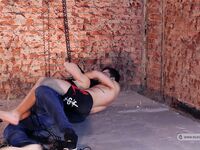 Kidnapped Fighter Rasul - Final Part - RusCapturedBoys - Waxing