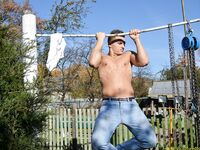 Model Photoshoot At The Dacha 1Zip - RusCapturedBoys - BDSM