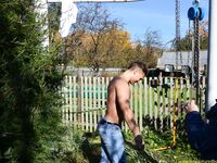 Model Photoshoot At The Dacha 1Zip - RusCapturedBoys - BDSM