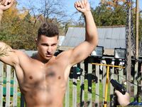 Model Photoshoot At The Dacha 1Zip - RusCapturedBoys - BDSM