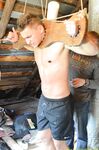 Model Photoshoot At The Dacha Final - RusCapturedBoys - Spanking