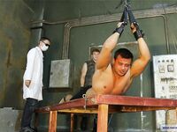 Pain Experiment With Athlete - Part I - RusCapturedBoys - Amateur
