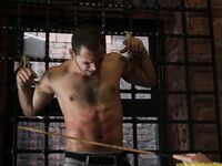 Punishment Of Fighter Anton - Part I - RusCapturedBoys - Waxing