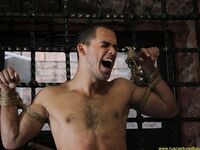 Punishment Of Fighter Anton - Part I - RusCapturedBoys - Waxing