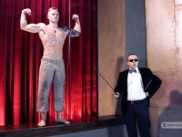 Slaves Auction - Vitaly - Part I - RusCapturedBoys - Waxing