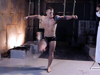 Slaves Auction - Vitaly - Part I - RusCapturedBoys - Waxing