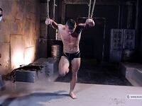 Slaves Auction - Vitaly - Part I - RusCapturedBoys - Waxing