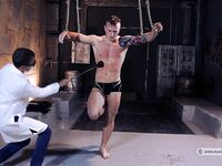 Slaves Auction - Vitaly - Part I - RusCapturedBoys - Waxing