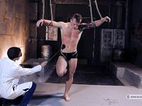 Slaves Auction - Vitaly - Part I - RusCapturedBoys - Waxing