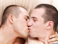 Bba10598 - Bareback Attack - Five Guy Rub Down - Caleb Moreton & Martin Love - Aug 9 2012 - BangBros, BigDaddy - Kissing