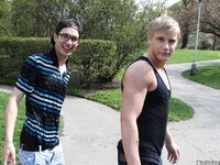 Bba11734 - Bareback Attack - Two Studs Fuck On A Sunny Day! - Caleb Moreton & Martin Rusek - May 9 2013 - BangBros, BigDaddy - BlowJob