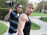 Bba11734 - Bareback Attack - Two Studs Fuck On A Sunny Day! - Caleb Moreton & Martin Rusek - May 9 2013 - BangBros, BigDaddy - BlowJob