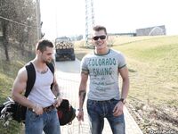 Op10000 - Out In Public - Bareback Sex On The Golf Course - Ben Lamar & Milos Zambo - Apr 6 2012 - BangBros, BigDaddy - BlowJob
