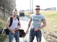 Op10000 - Out In Public - Bareback Sex On The Golf Course - Ben Lamar & Milos Zambo - Apr 6 2012 - BangBros, BigDaddy - BlowJob