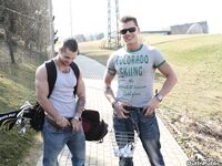 Op10000 - Out In Public - Bareback Sex On The Golf Course - Ben Lamar & Milos Zambo - Apr 6 2012 - BangBros, BigDaddy - BlowJob