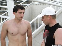 Op10215 - Out In Public - Hill Side Bareback Fucking - Neil Cross & Nicholas Kimmy - May 11 2012 - BangBros, BigDaddy - Cumshots