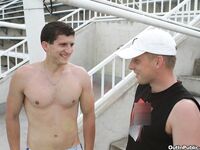 Op10215 - Out In Public - Hill Side Bareback Fucking - Neil Cross & Nicholas Kimmy - May 11 2012 - BangBros, BigDaddy - Cumshots