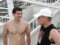 Op10215 - Out In Public - Hill Side Bareback Fucking - Neil Cross & Nicholas Kimmy - May 11 2012 - BangBros, BigDaddy - Cumshots