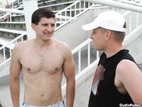 Op10215 - Out In Public - Hill Side Bareback Fucking - Neil Cross & Nicholas Kimmy - May 11 2012 - BangBros, BigDaddy - Cumshots