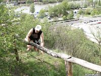 Op10215 - Out In Public - Hill Side Bareback Fucking - Neil Cross & Nicholas Kimmy - May 11 2012 - BangBros, BigDaddy - Cumshots