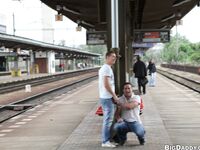 Op10388 - Out In Public - This Guy Loves It Raw In The Ass - Thomas Finn & Andy West - Jun 22 2012 - BangBros, BigDaddy - Cumshots